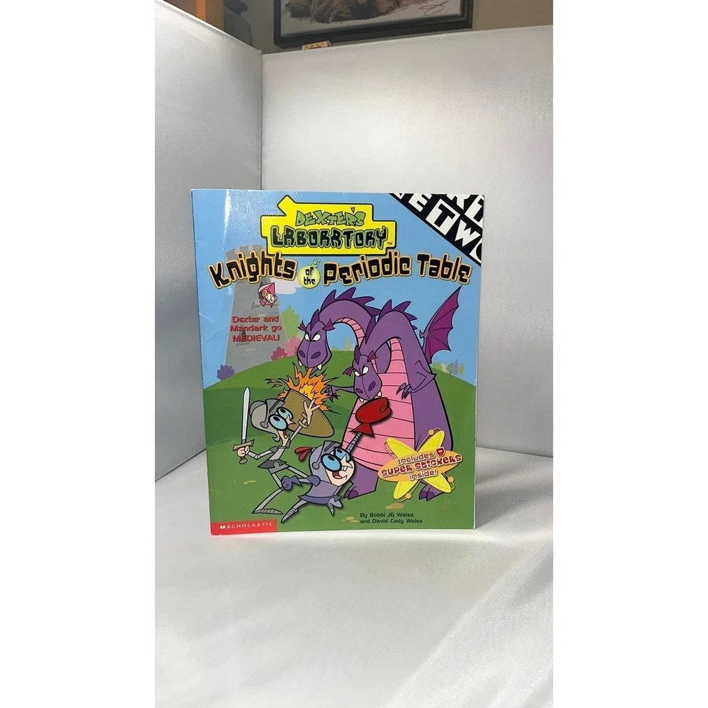 Dexters Laboratory Knights of the Periodic Table Book w/Stickers 2003 Scholastic